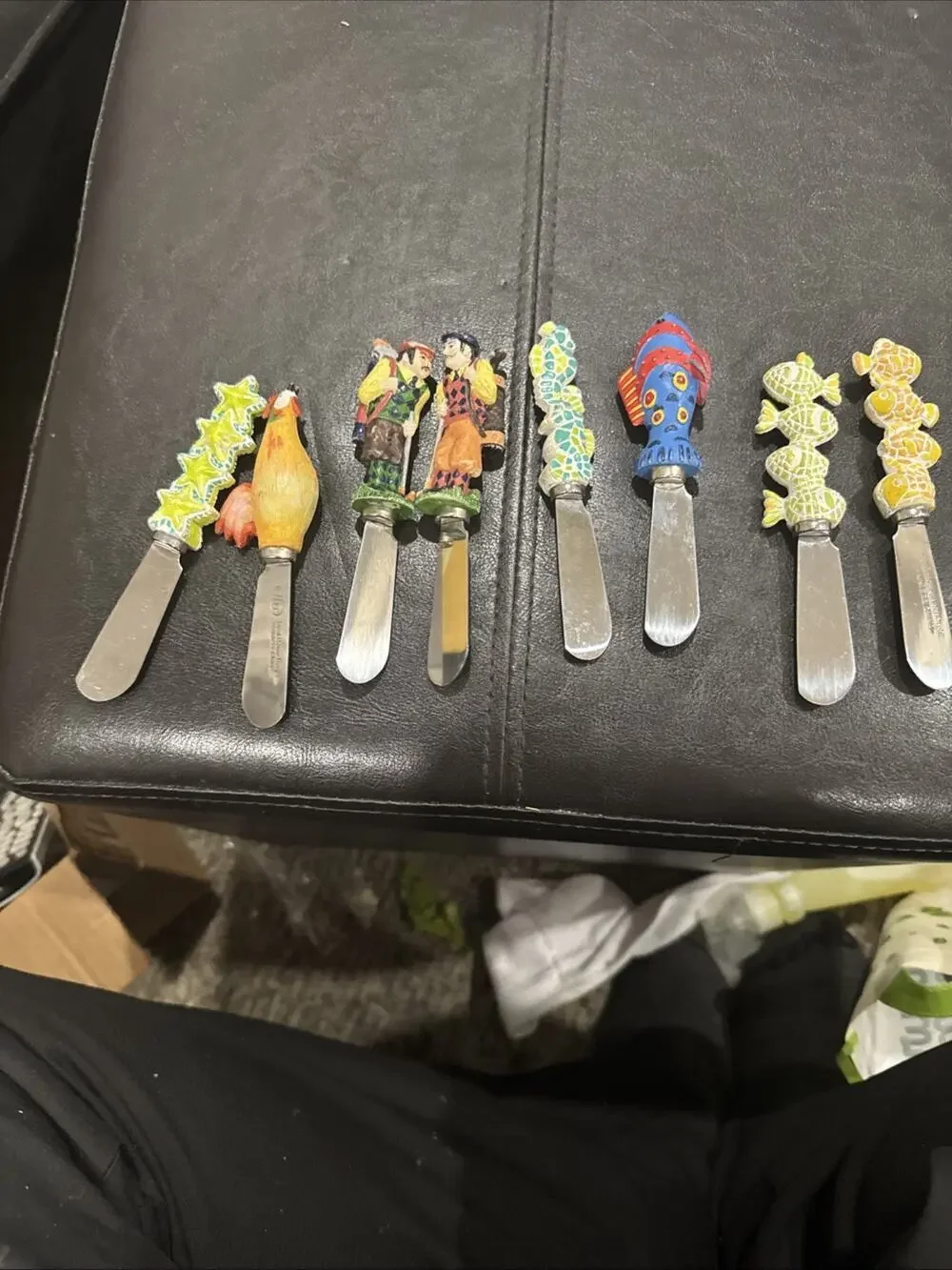 Lot Of 8 Cheese Spreaders